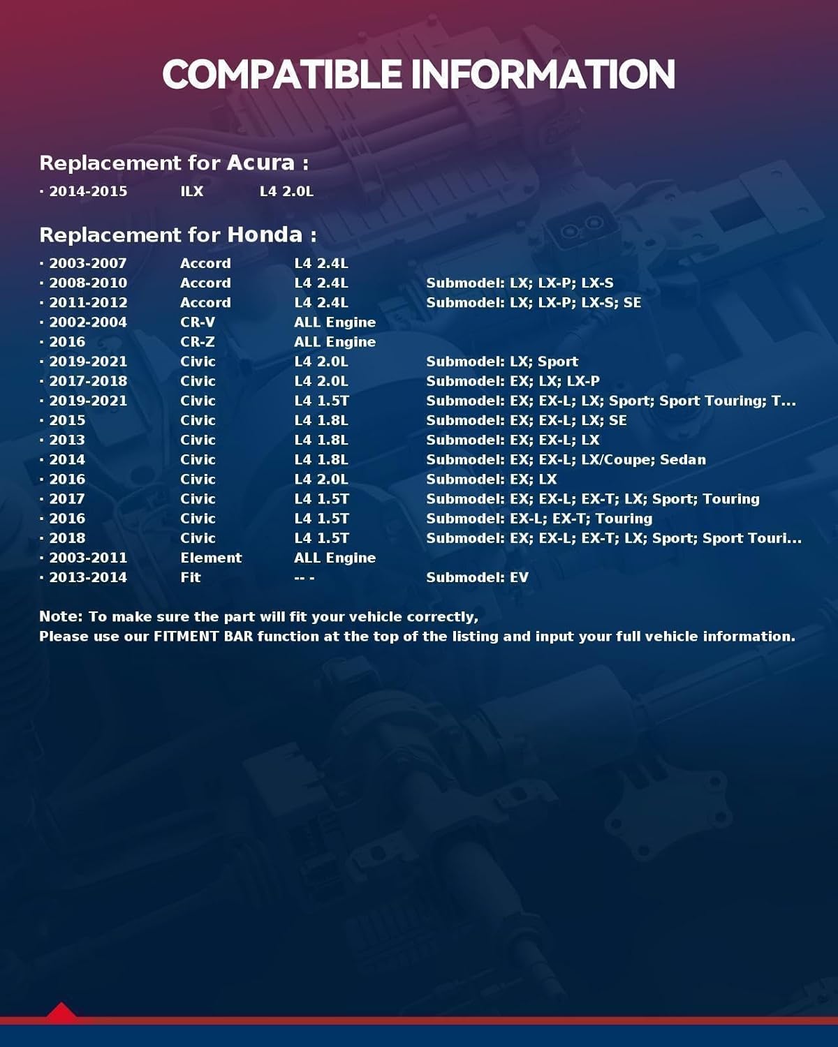 KAX Front Brake Kit, Drilled and Slotted Brake Rotors, Ceramic Brake Pads, Replacement for Honda, Acura-Accord 2003-2012, Civic 2013-2021, CR-V 2002-2004, Element 2003-2011, ILX 2014-2015