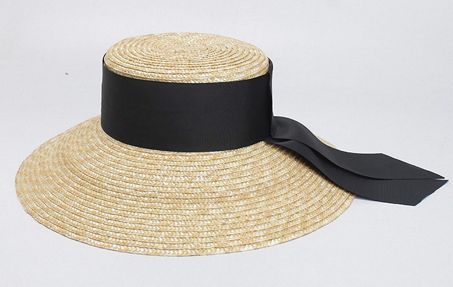 Women's Wide Brim Braided Sun Hat UPF 50+ Sun Protection Floppy Summer Beach Cap Straw Hat