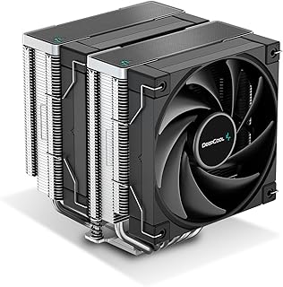 DeepCool AK620 CPU Air Cooler Mighty 260w TDP with 6 Copper Heat Pipes Dual-Tower CPU Cooler with FK120 Fans Each 120mm PWM 1850RPM 68.99CFM for Intel LGA 1700/1200/1151 AMD AM5/AM4
