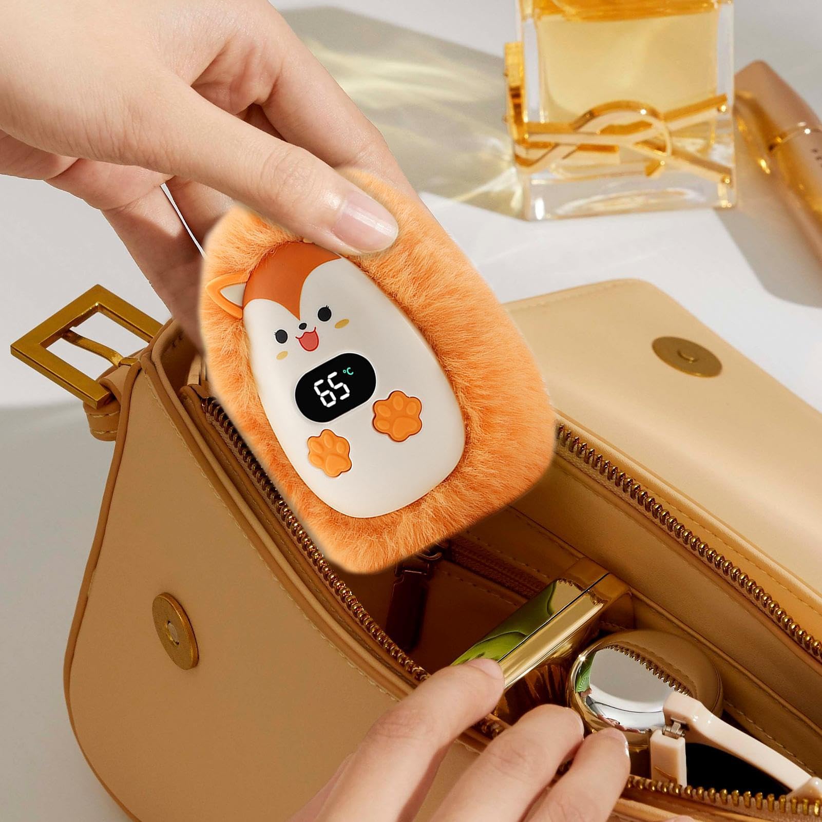 Scaldamani invernale ricaricabile tramite USB | Design animale con riscaldamento della mano, scaldabagno intelligente design divertente | per uso domestico, campeggio e passeggiate