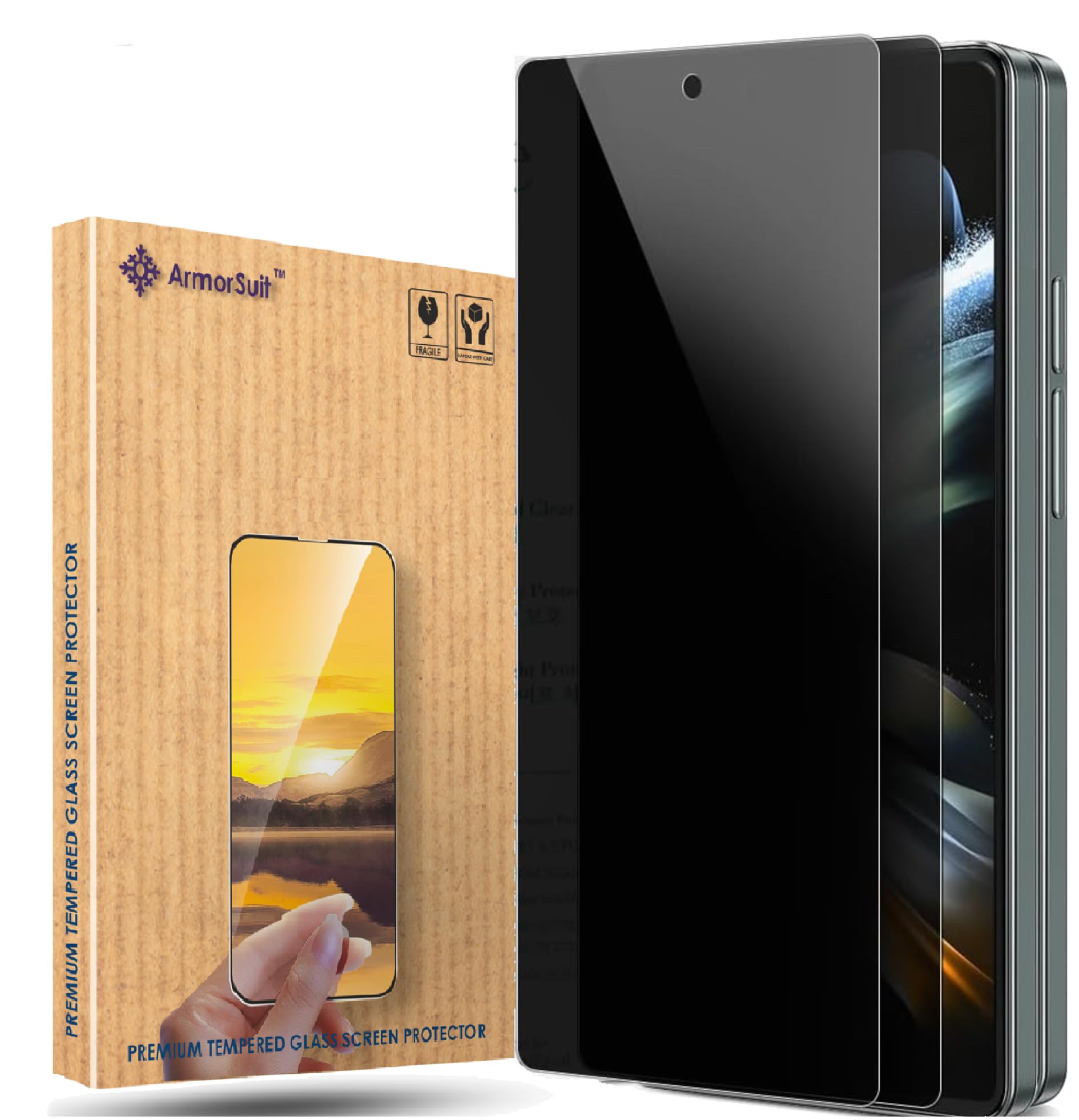 ArmorSuit 2 Pack Anti-Spy Privacy Tempered Glass Screen Protector Guard for Pixel 10, Pixel 10 Pro, Pixel 9 and Pixel 9 Pro, Pixel 11 Pro / Pixel11 (6.3 Inch) — Amazon image 6