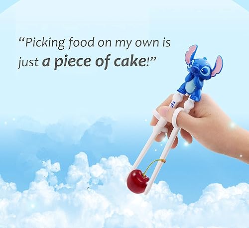 Miniatura 5 de Stitch & Lightning - Palillos McQueen para diestros y niños, 2 pares