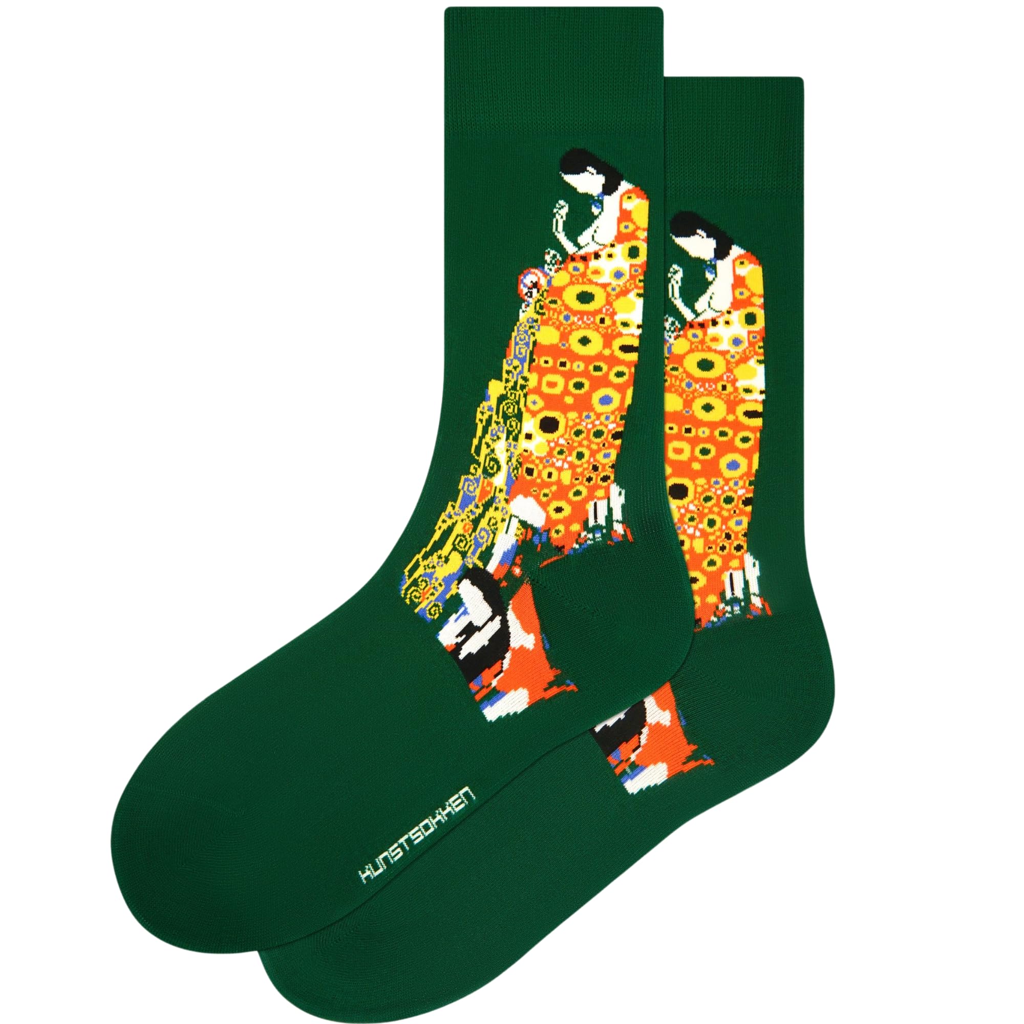 Kunstsokken Art Socks - Hope II - Gustav Klimt - gifts for artists stocking presents novelty socks christmas stocking fillers women sock gift set