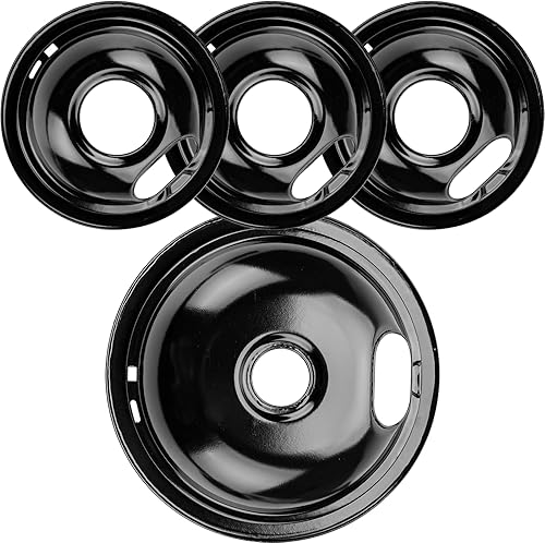 Vista 9 de 2*316048413(8") 2*316048414(6") Recipientes de goteo para quemadores de estufa eléctrica y 2*MP21YA(8") 2*MP15YA(6") Juego de unidades de quemador