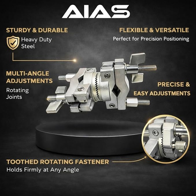 Abrazadera Giratoria Ajustable para Batería Multiángulo miniatura 2