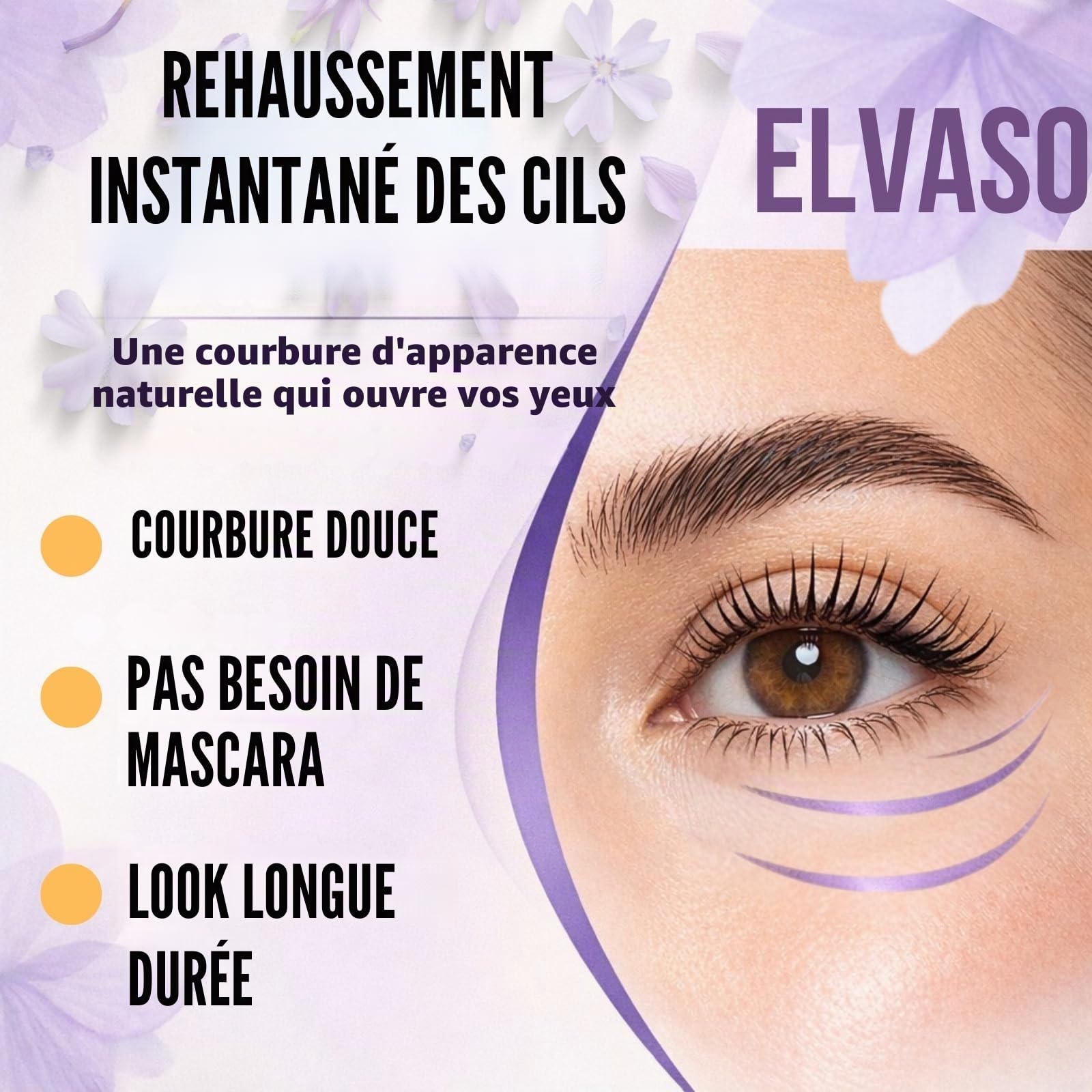 Brow Lift Kit Sourcil, 2-en-1 Kit Rehaussement de Cils et – Trousse Professionnelle pour des Cils Recourbés et des Sourcils plus Denses, Résultat de Salon à la Maison avec Instructions Faciles