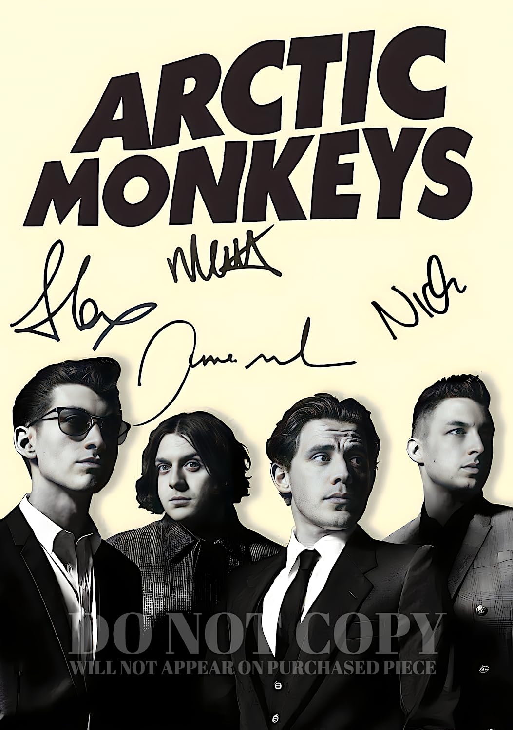 Amazon.com: Arctic Monkeys Poster 11 X 16 | Magnificent Band