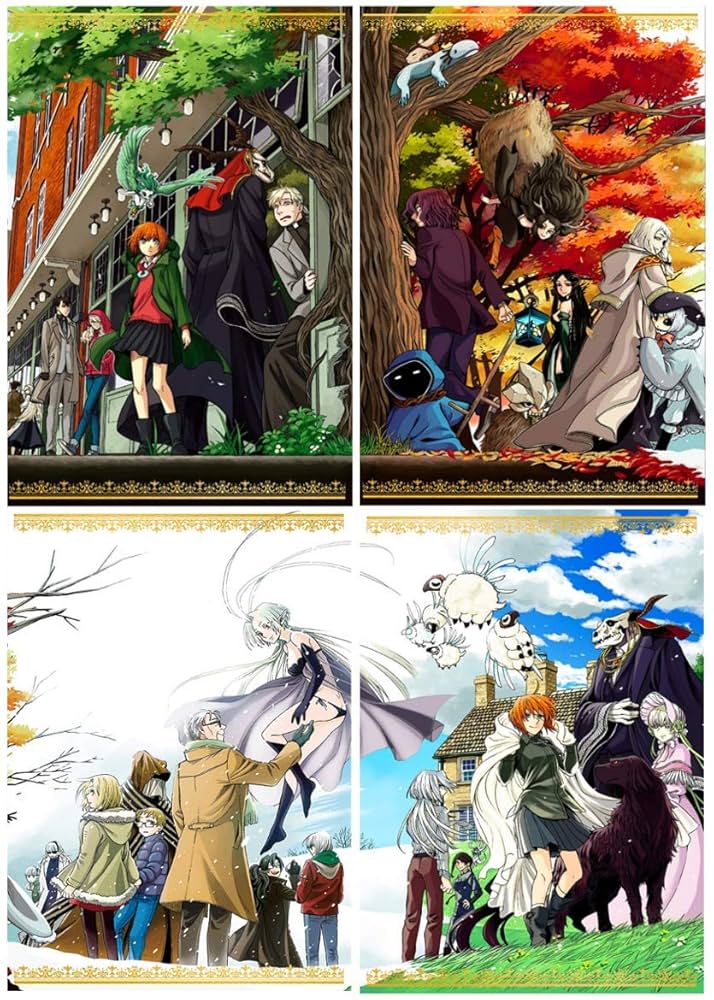 魔法使いの嫁 Blu-ray 全4巻セット Amazon.co.jp: 魔法使いの嫁 第1巻-第4巻セット(完全限定生産