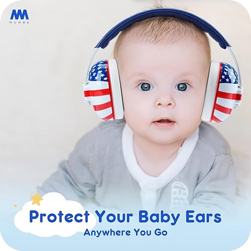 Miniatura 3 de Mumba Auriculares con cancelación de ruido para bebés y niños pequeños, orejeras para bebés de 3 a 24 meses en adelante