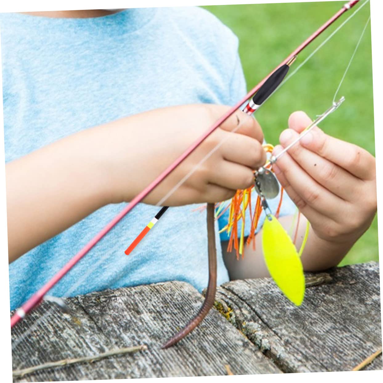 SUPVOX Flotar flotadores de Pesca en Hielo prácticos flotadores de Pesca Accesorios para Aparejos de Pesca Water Fischer Bobbers de caña de Pescar Suministros de Pesca Abeto Bal