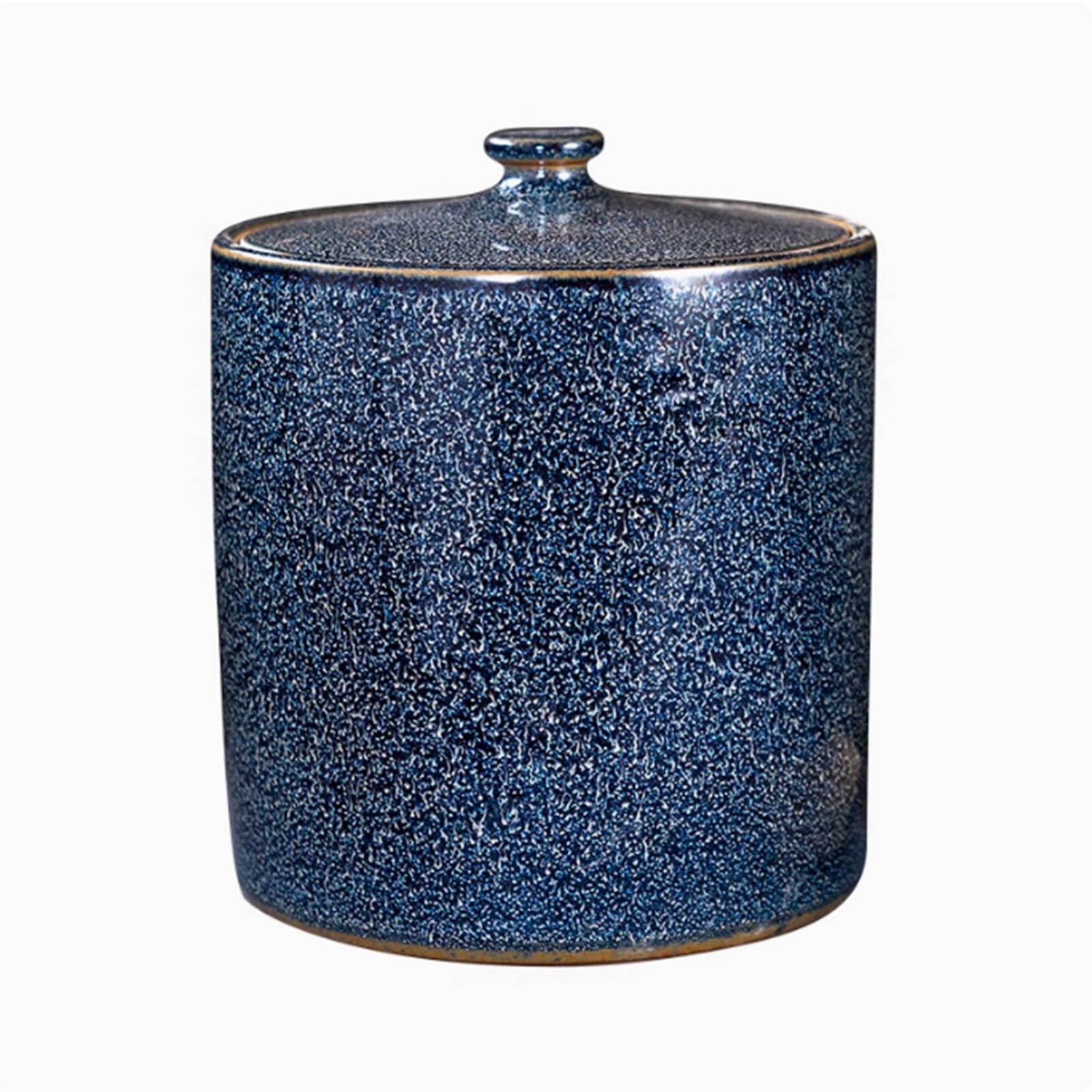 Ixtregzjkm Grain Ceramic Rice Container Ceramic Rice Bucket With Lid Ceramic Rice Jar Rice Jar Ceramic Food Storage Jar Large Food Storage Container Rice Jar Suitable For Rice, Flour, Pet Food Dispenser A/15Kg