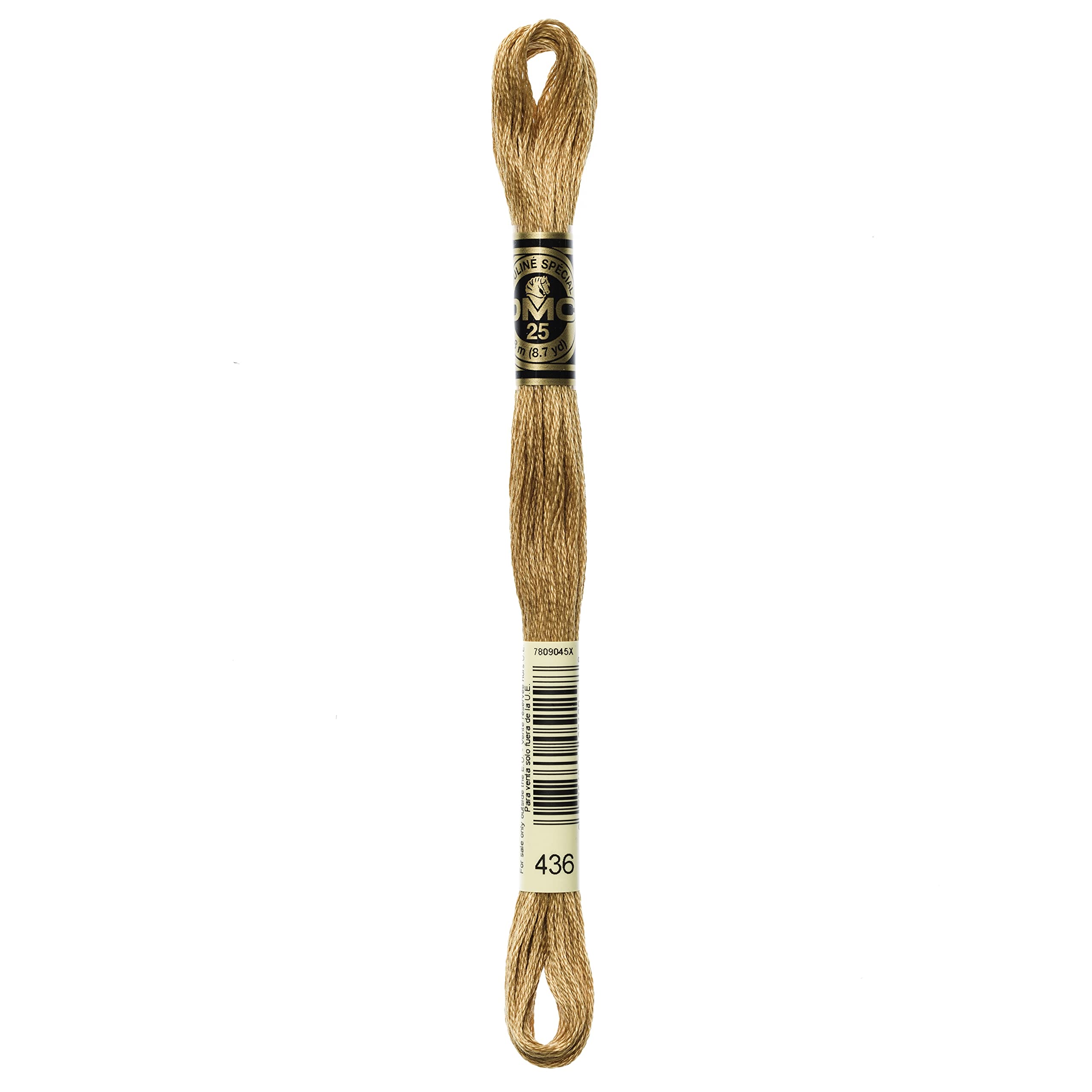DMC 6-Strand Embroidery Cotton Floss, Tan