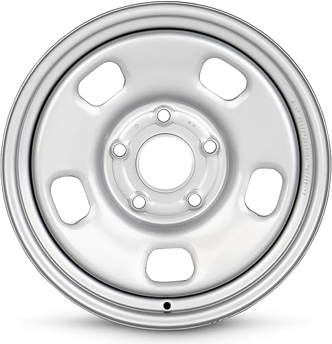 Para Dodge Ram 1500 2013-2024 Llanta de acero plateado con recubrimiento en polvo de 17 pulgadas, repuesto directo de equipo original, rueda de