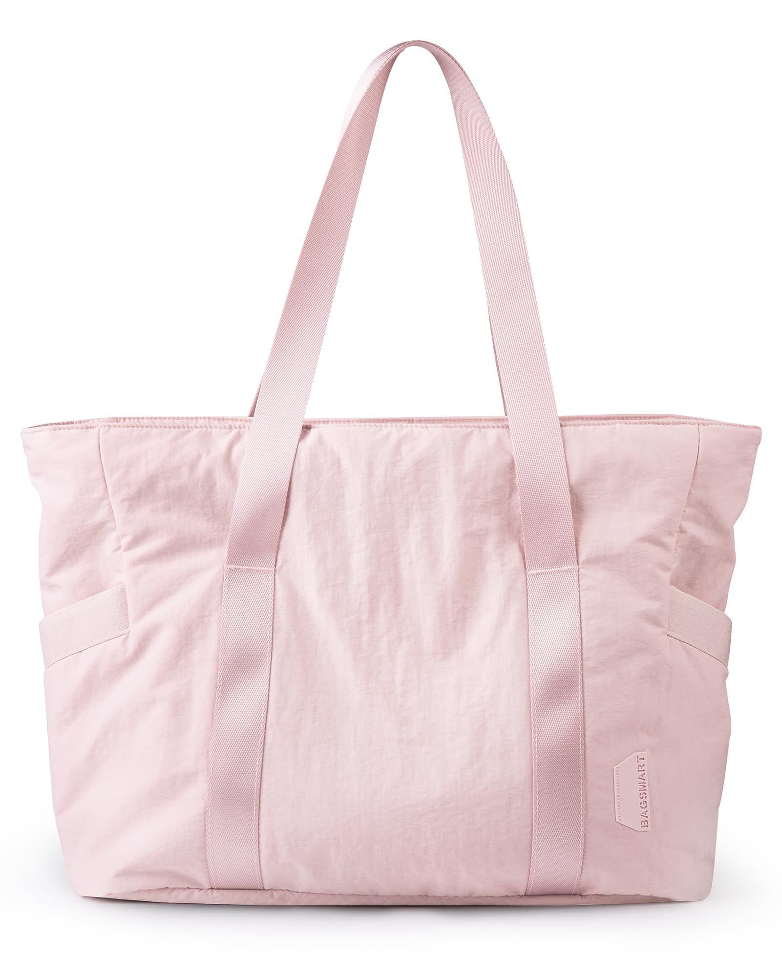 BAGSMARTTote Bag for Women with Zipper, Gym tote with Compartments, Work Tote Nurse Dance Yoga Bag for Travel