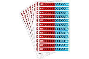 48 Pack Hot & Cold Stickers: A Splash of Clarity in Your Kitchen