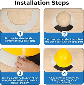 Lenporl Hard Hat Sun Shade Fits Standard V-Gard Full Brim