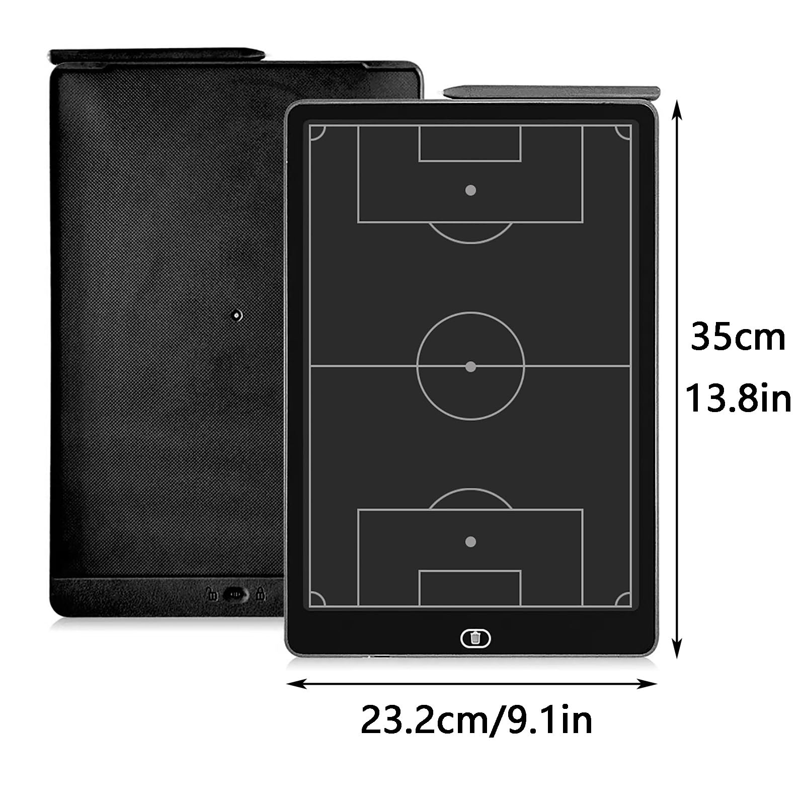 Lavagna Tattica per Allenatori, Lavagna Tattica da Basket LCD, con Penna for Scrivere a induzione, for Partite, Allenamento, insegnamento