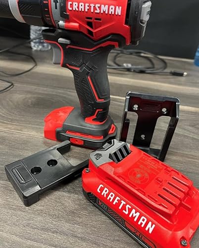 Miniatura 2 de StealthMounts Craftsman - Soportes para herramientas de 20 V con ajuste a presión, soportes para herramientas Craftsman, paquete de 4, organizadores