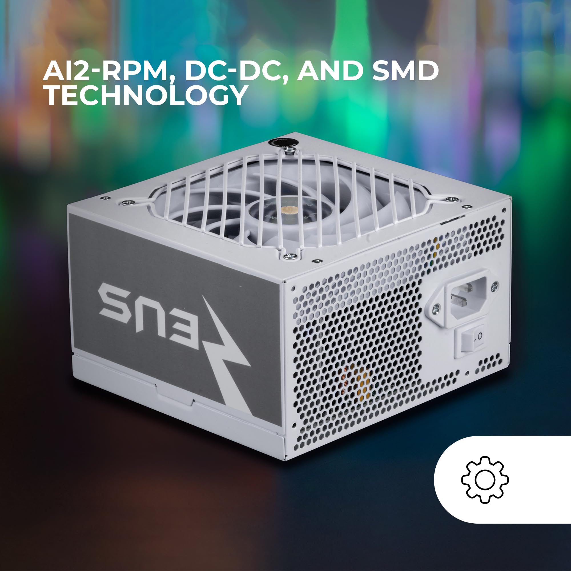 Mars Gaming MPB750SI, Fuente Alimentación ATX 750W, 7 Años Garantía, 80Plus Bronze 230V, 90% Eficiencia, Ventilador SI Extreme Silence con Núcleo de Cobre, Tecnologías AI2-RPM, DC-DC y SMD, Negro