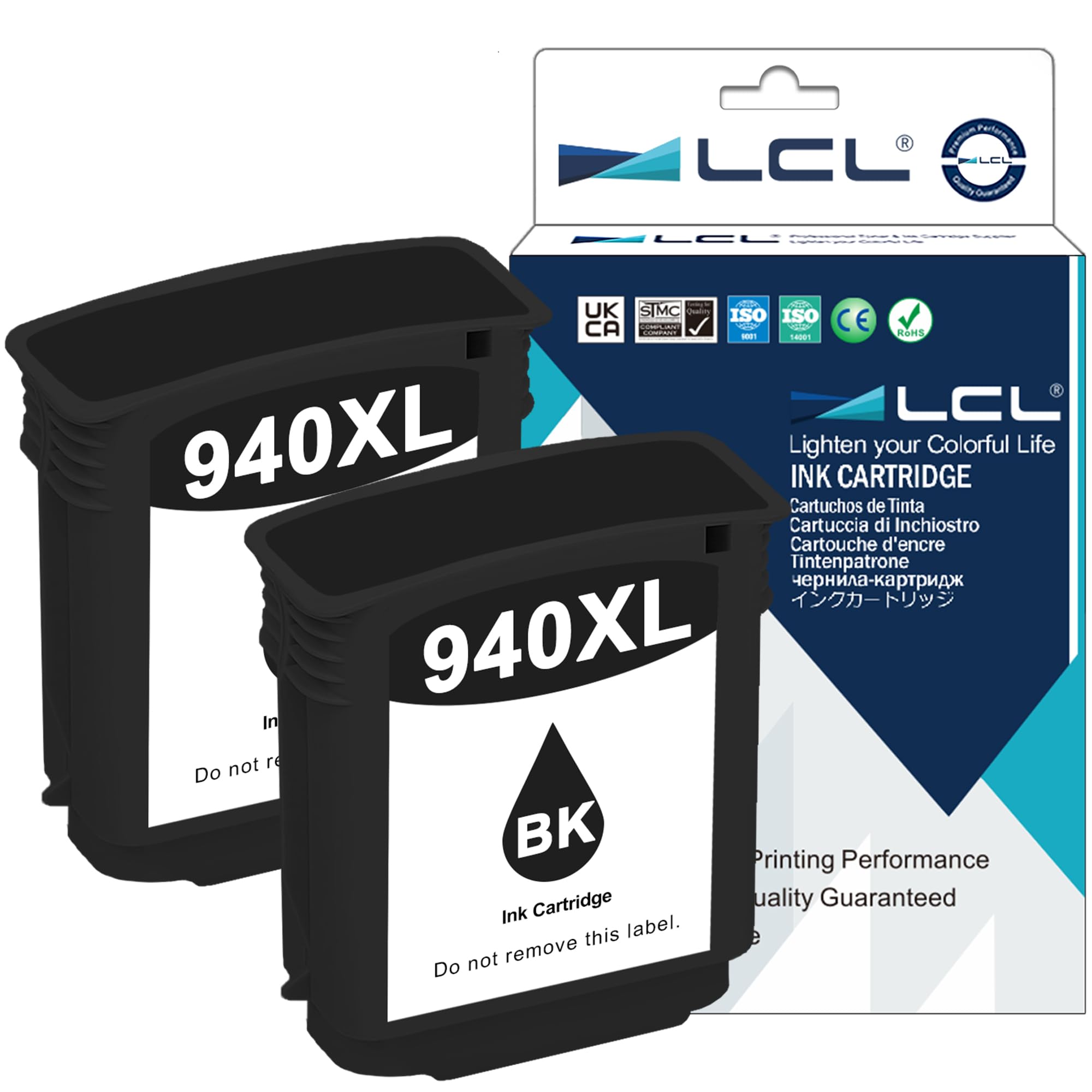 LCL 940XL Black Ink Cartridge Replacement for HP 940 XL C4906AN for HP Officejet Pro 8000 8500 8500A 8500A Plus Machine A809a A811a A809n A909b A909a