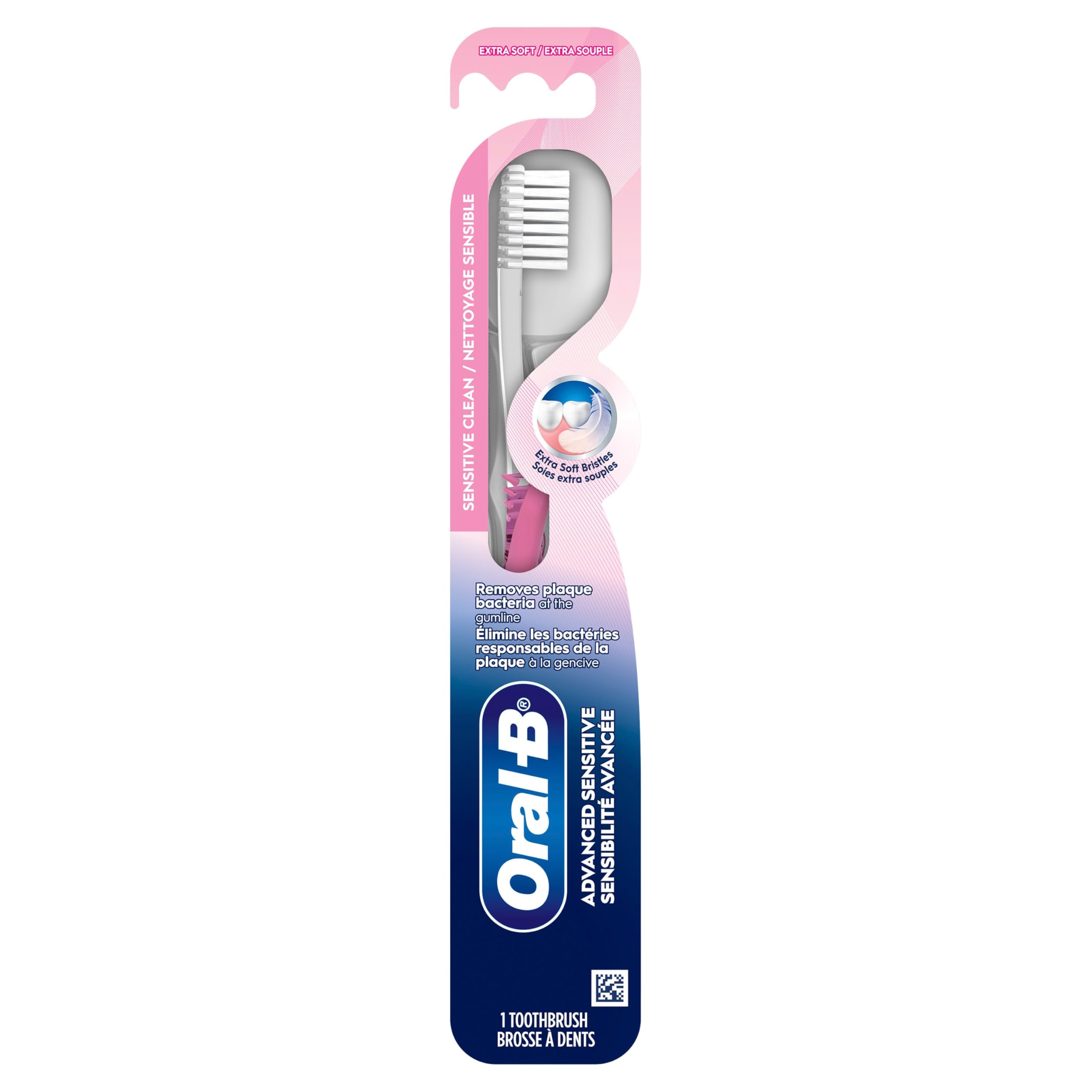 Oral-B Sensi-Soft Toothbrush, Ultra Soft, 1 count (packaging may