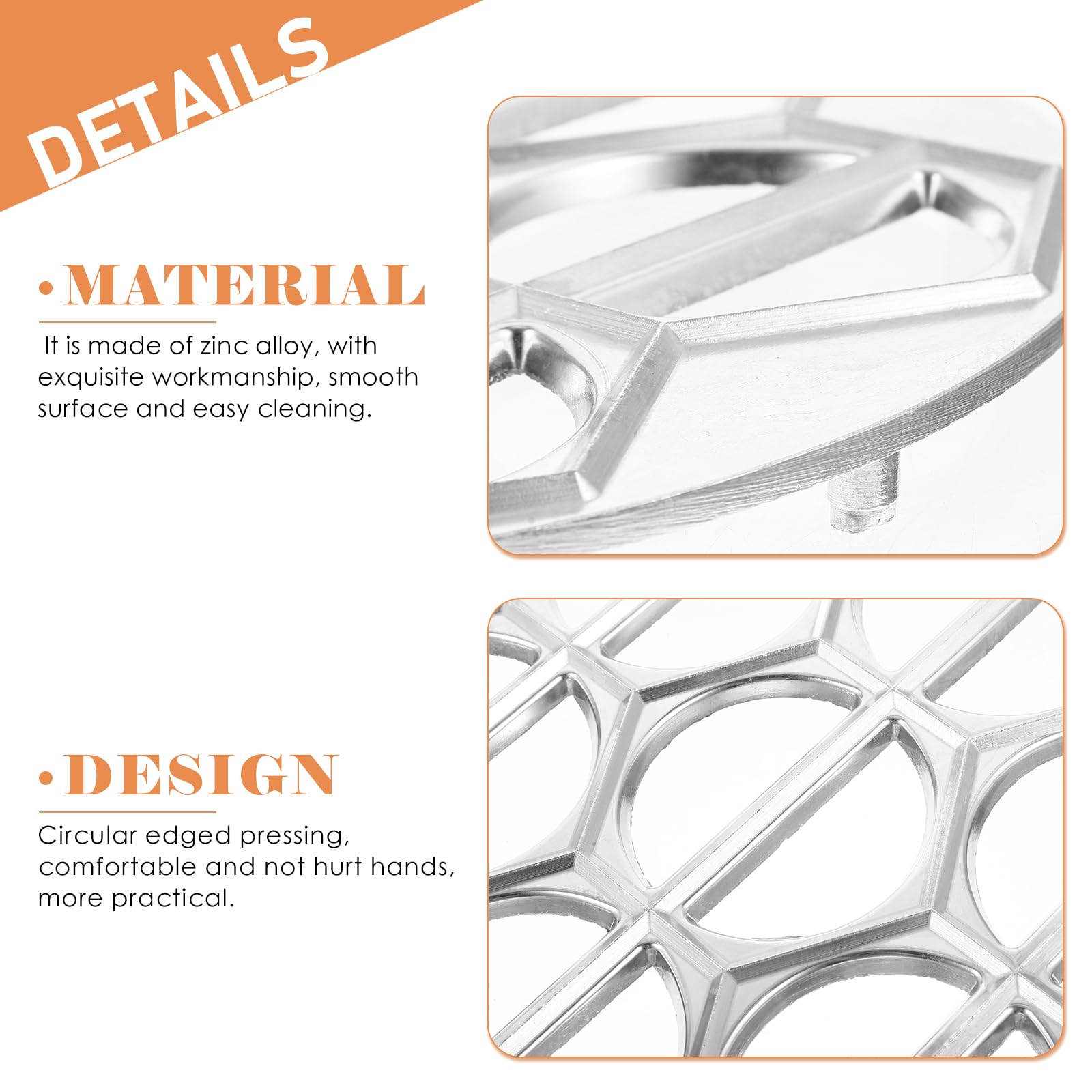 LIFKOME Aluminum Alloy Dumpling Maker for Convenient Kitchen Tool for Homemade Ravioli Wonton and Pot Stickers Easy to Clean and Store