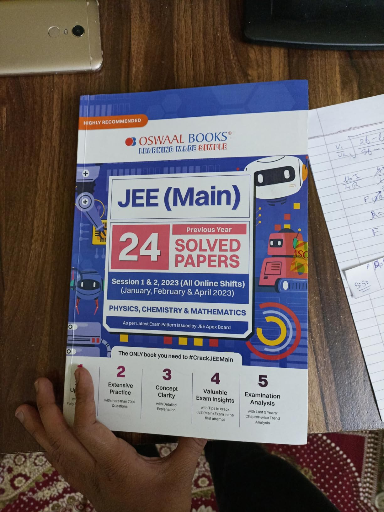 Buy Oswaal 24 JEE Main Session 1 & 2 Previous Year Question Papers 2023 ...