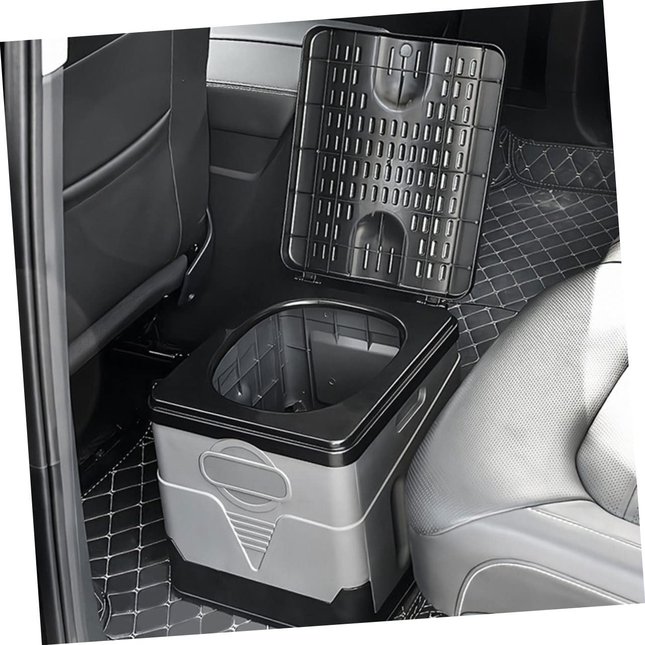 PLAFOPE Faltbare Campingtoilette aus Pp, Tragbar für Outdoor Reisen | Autotoilette, Verschleißfest Verarbeitet, für Camping und Unterwegs, Platzsparend Zusammenklappbar