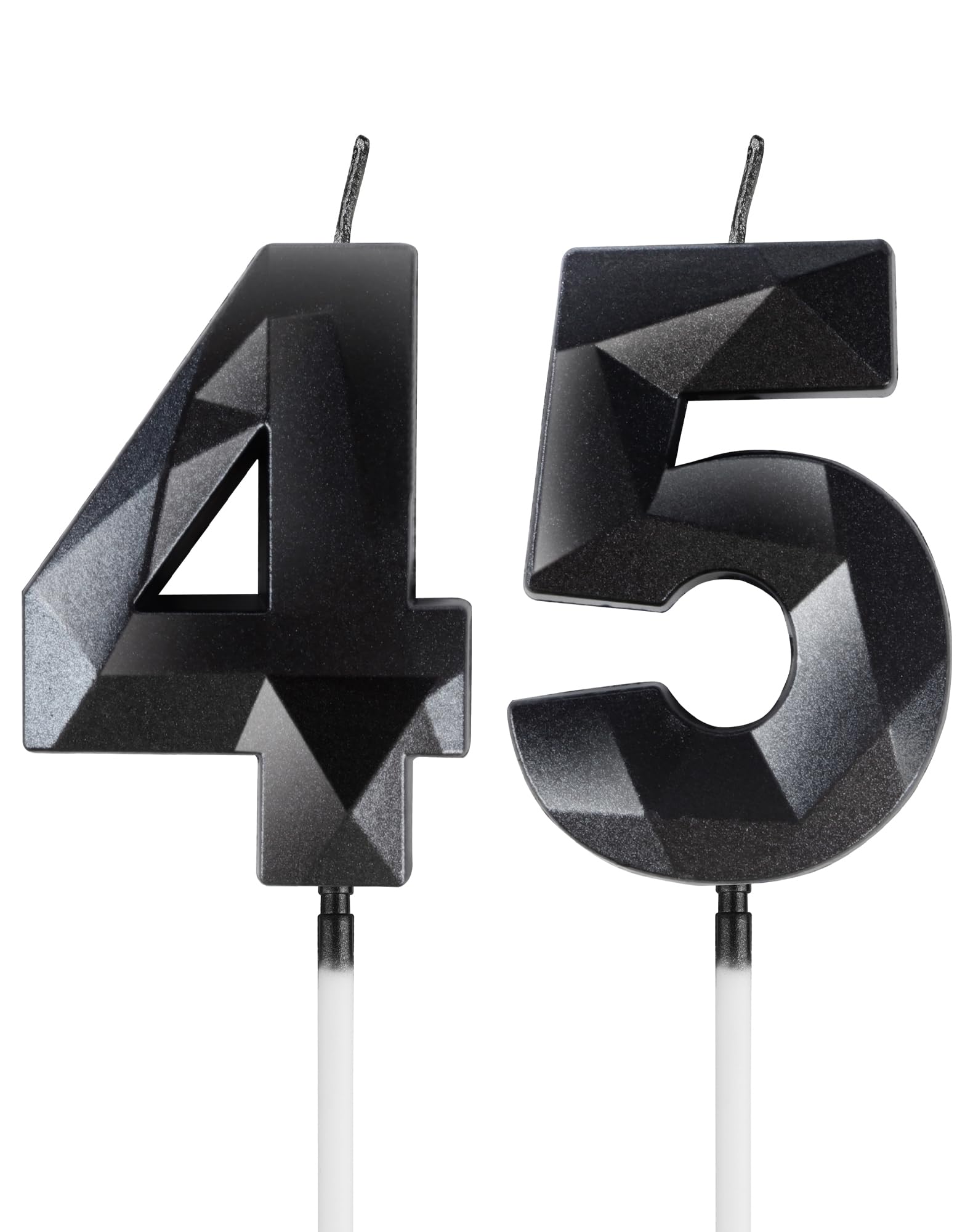 Royal Blue 13th Birthday Candles, 3D Number 13 Candle for Cake, Boy Girl 13th Birthday Decorations,Sapphire Candle Topper Blue Cake Decorations for Birthday Party Wedding Anniversary Supplies — view 49
