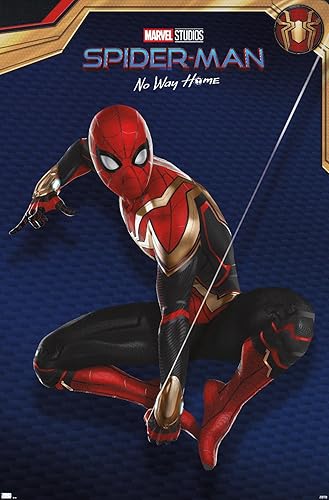 Miniatura 6 de Trends International Marvel Spider-Man No Way Home - Póster de pared de disfraz rojo 14725 x 22375 pulgadas póster y paquete de montaje prémium