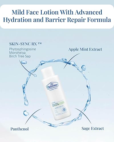 Miniatura 3 de Clean Face (loción suave, 4.9 fl oz) - Hidratante refrescante para hidratación, no grasa. Cuidado de la piel coreano de LG Beauty. Pantenol, menta,