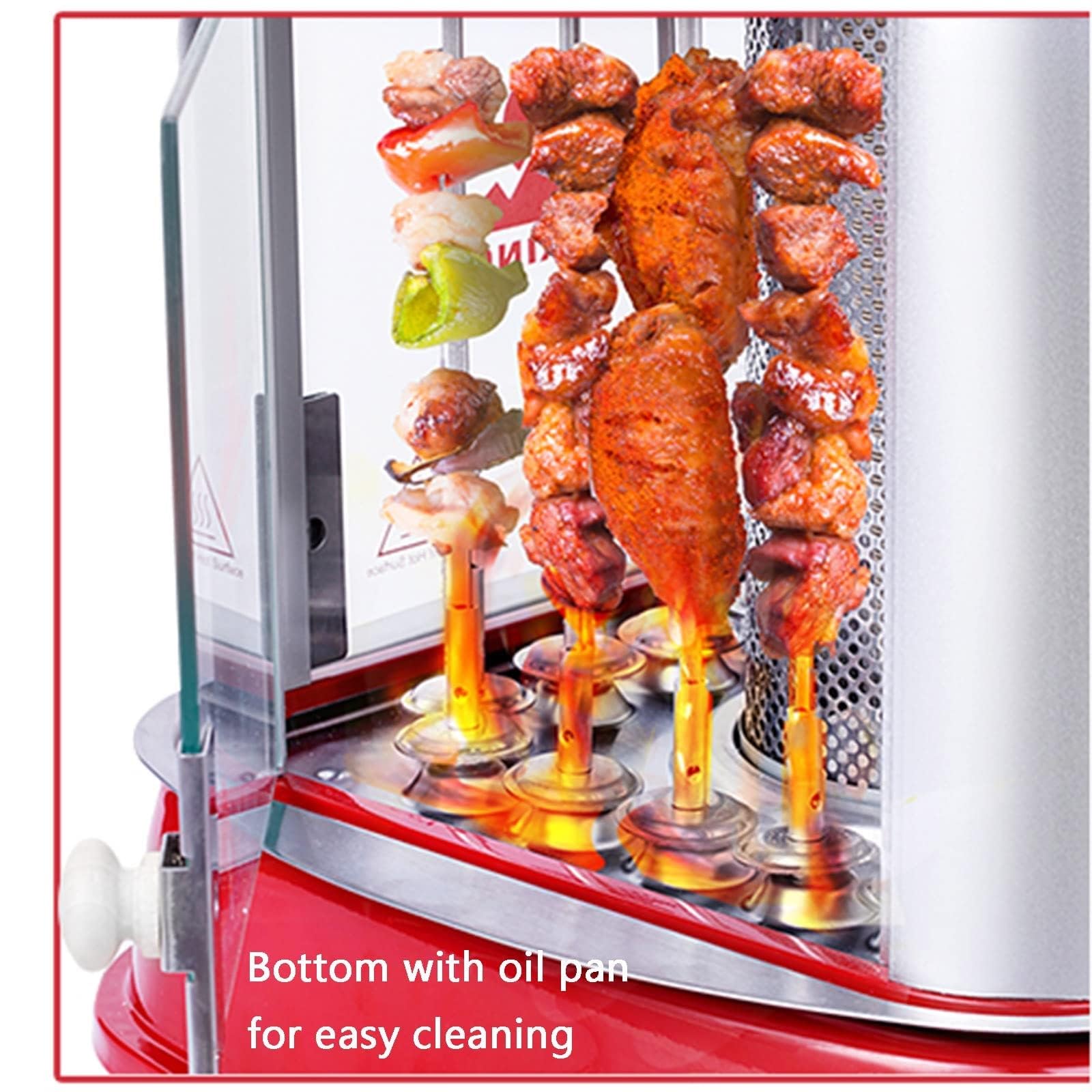 Amazon.com : Electric BBQ Kebab Grill, Automatic Rotating, 1750W