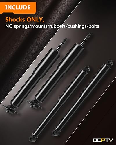 Miniatura 5 de Amortiguadores OCPTY 4 amortiguadores delanteros y traseros para Ford Ranger 1998-2011, 2001-2008 para Mazda B2300, 1998-99 M-azda B2500, 94-96