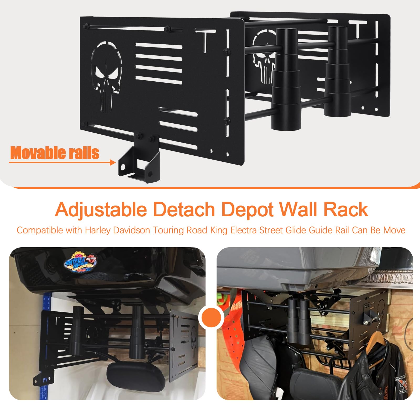 Snapklik.com : VPZMT Garage Detachables Storage Detach Depot Wall Rack ...
