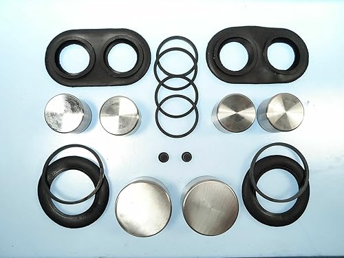 Kit de pistón y sello de pinza trasera inoxidable compatible con Lamborghini Espada 1968-1975