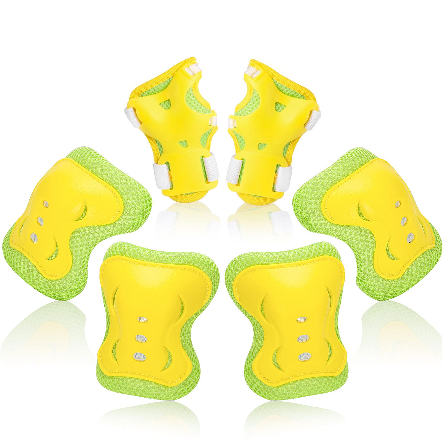 Coderas para patines infantiles y kit de protección en rampa de monopatín 7