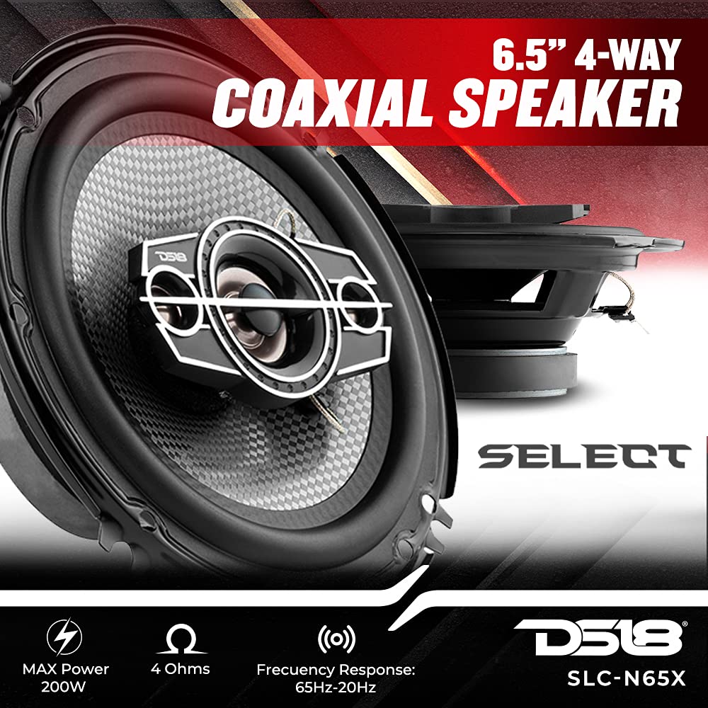 DS18 15 200 W 4 Way Car Audio Altoparlante coassiale