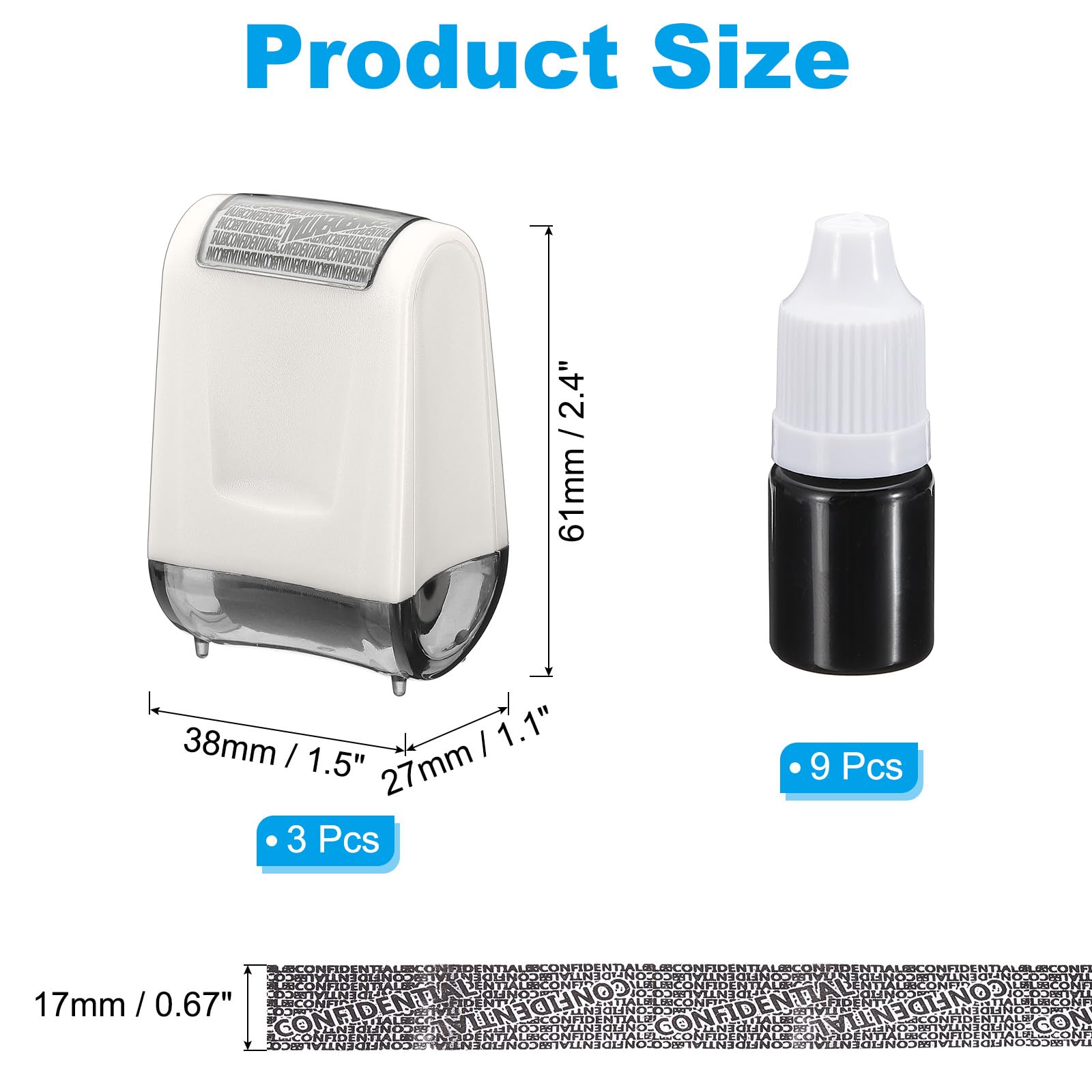 PATIKIL Identity Theft Protection Roller Stamp - Image 2