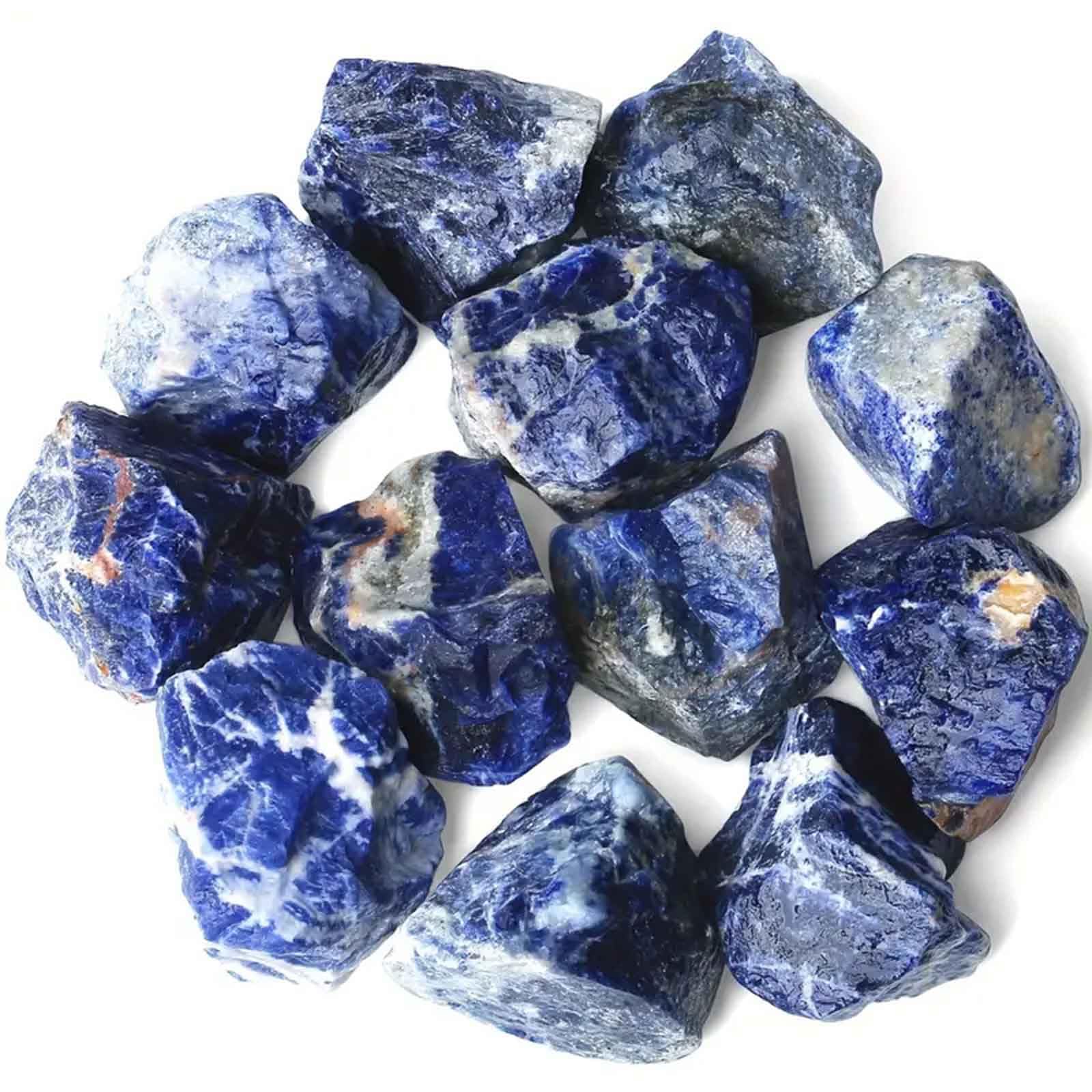 2LB/900G Natural Blue Lace Agate Crystal Surowy Kamień - 2-3 cm Kryształ leczenia do medytacji, dekoracji lub pracy energetycznej