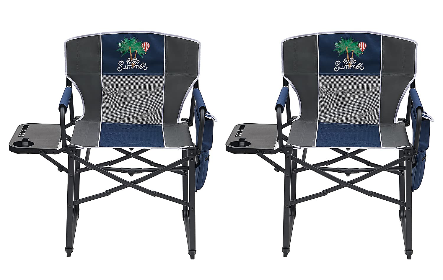 Captain Stag UT-1021 Zabton Folding Chair, Mat, Compact, FD Chair Mat, Storage Bag Included, Bloom/Purple Gray, When Using Chair, Width 16.1 x Depth 17.3 x Height 17.3 inches (41 x 44 x 44 cm)