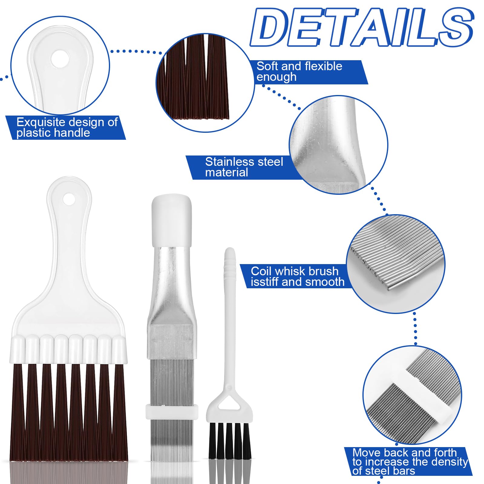 Kit Pulizia Asciugatrice 3 Pezzi - Spazzole Per Filtro E Condensatore - Foto 5