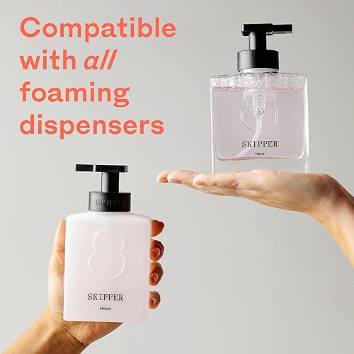 Miniatura 3 de Tirtyl Skipper - Recambios para tabletas de jabón de manos en espuma  Paquete de 6  48 onzas líquidas en total (6 x 8 onzas líquidas)  Renombrado