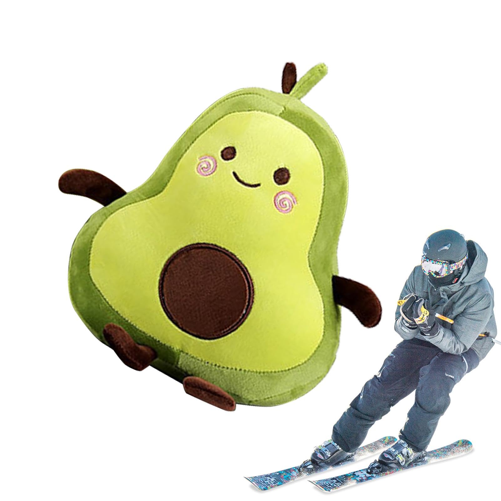 Patines de Patinaje, Almohadillas de esquí de Aguacate | almohadillas de esquí ergonómicas de dibujos animados, almohadillas de protección de patines cómodas, almohadillas de patín d