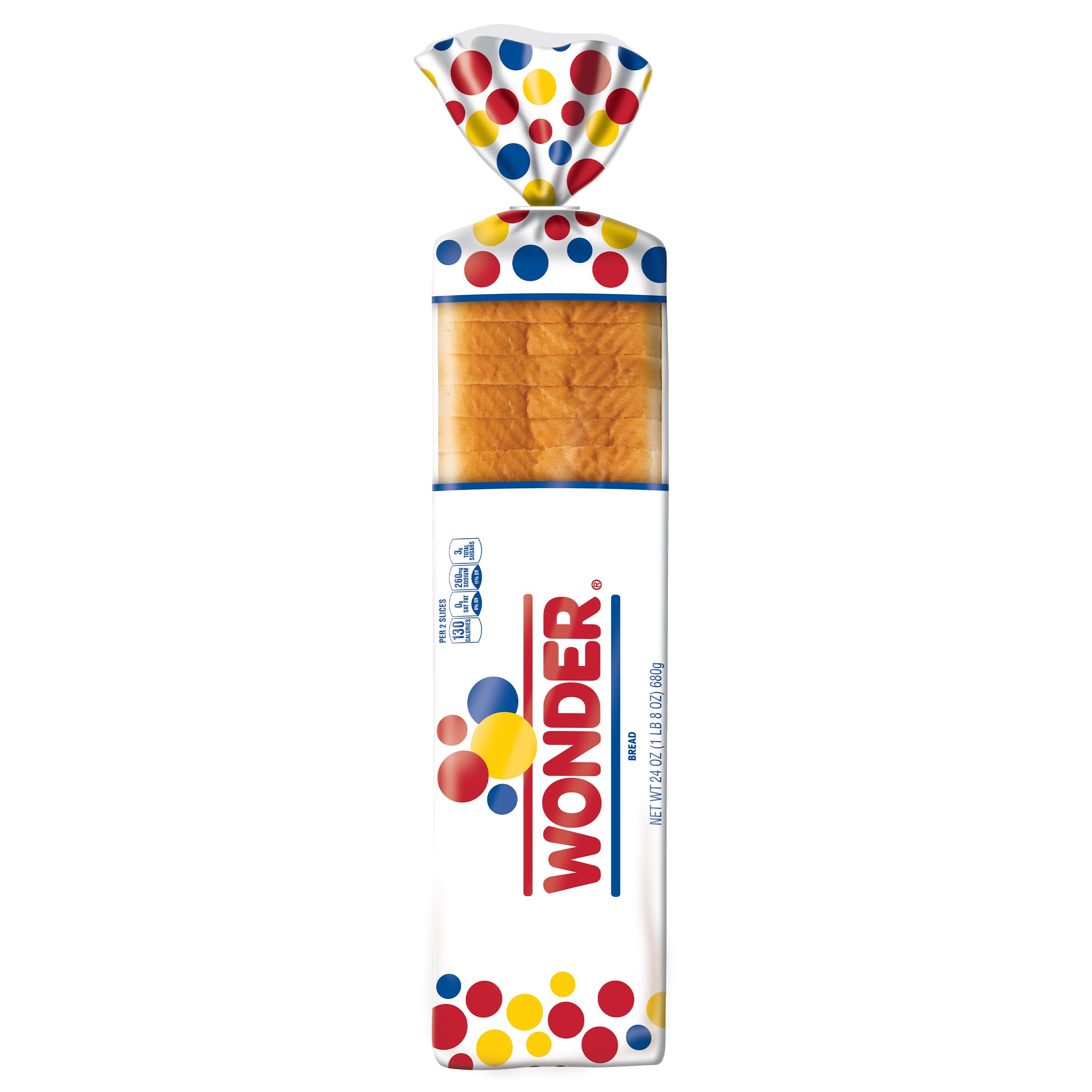 Amazon.com: Wonder Bread Giant White Sandwich Bread, Sliced, 24 oz