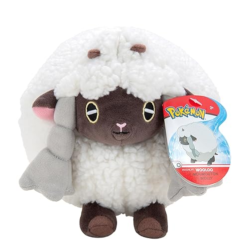 Pokémon WOOLOO PLUSH - 8-Inch Pokemon Plush - Authentic Details - Toys for Kids