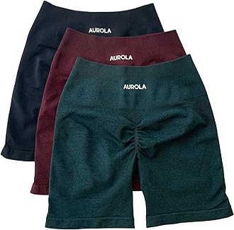AUROLA Workout Shorts for Women Seamless Scrunch Short Gym Yoga Intensify Running Sport Active Exercise Fitness Shorts
