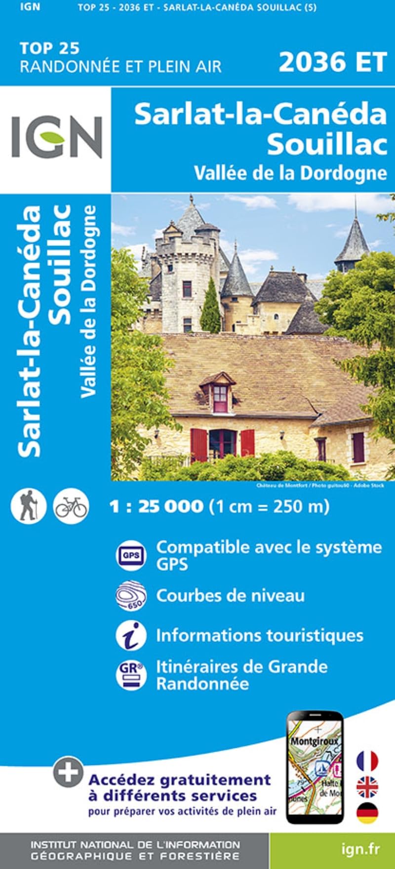 Sarlat-la-Canéda / Souillac / Vallée de la Dordogne (2036ET) (TOP 25)