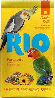 RIO Alleinfutter für Großsittiche | 500 g | Speziell zusammengesetzte Mischung von ausgesuchten, gesunden und beliebten Saaten und Getreidearten | Mit Vogelbeeren product image