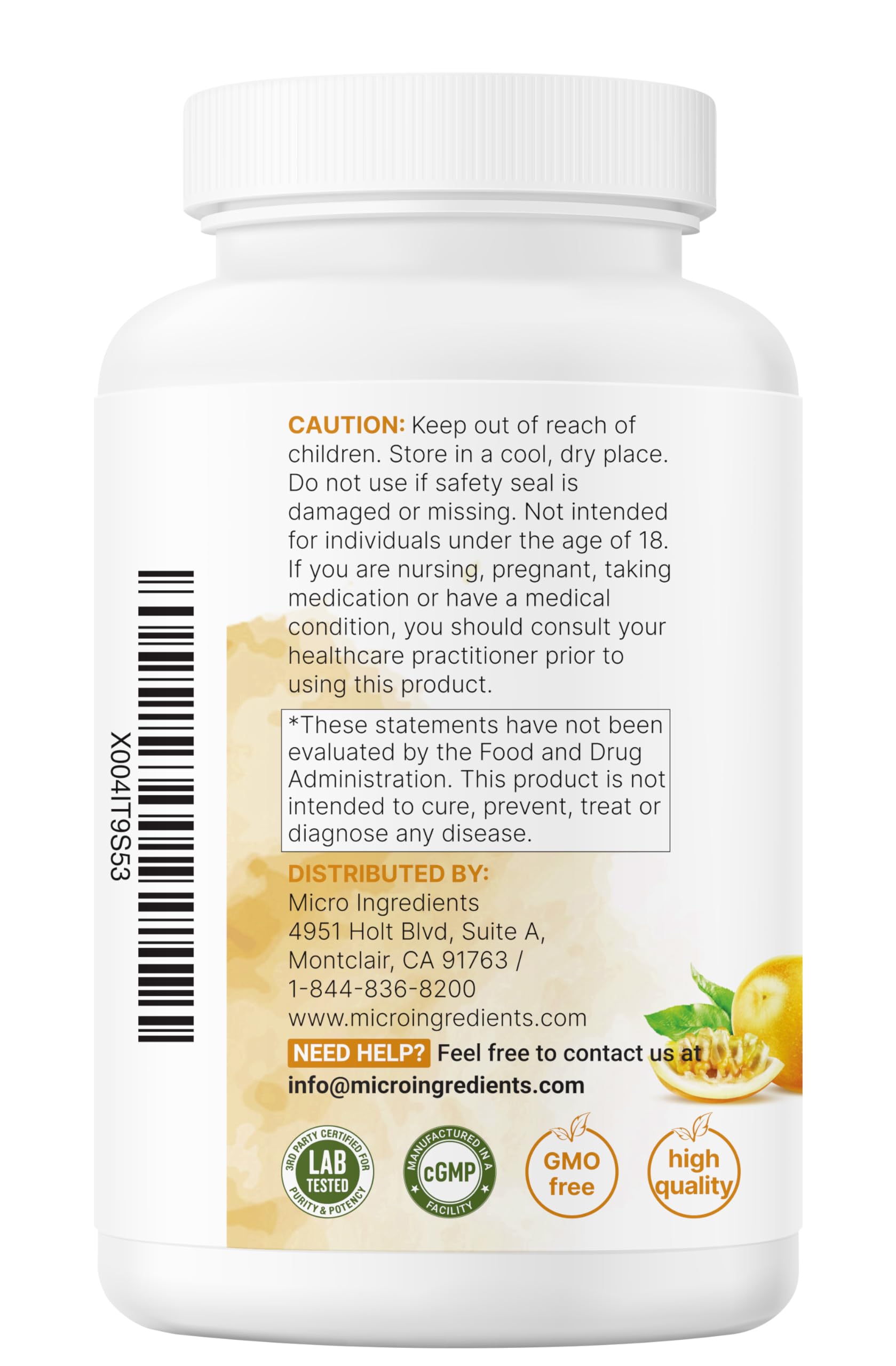 Micro Ingredients Vitamin D3 K2 Gummies, 120 Count | 5,000 IU Vitamin D + 100 mcg K2 MK-7 | Bone, Immune & Heart Health Supplements* | Sugar Free Golden Passion Fruit Flavor | Non-GMO, Gluten Free — Amazon image 8