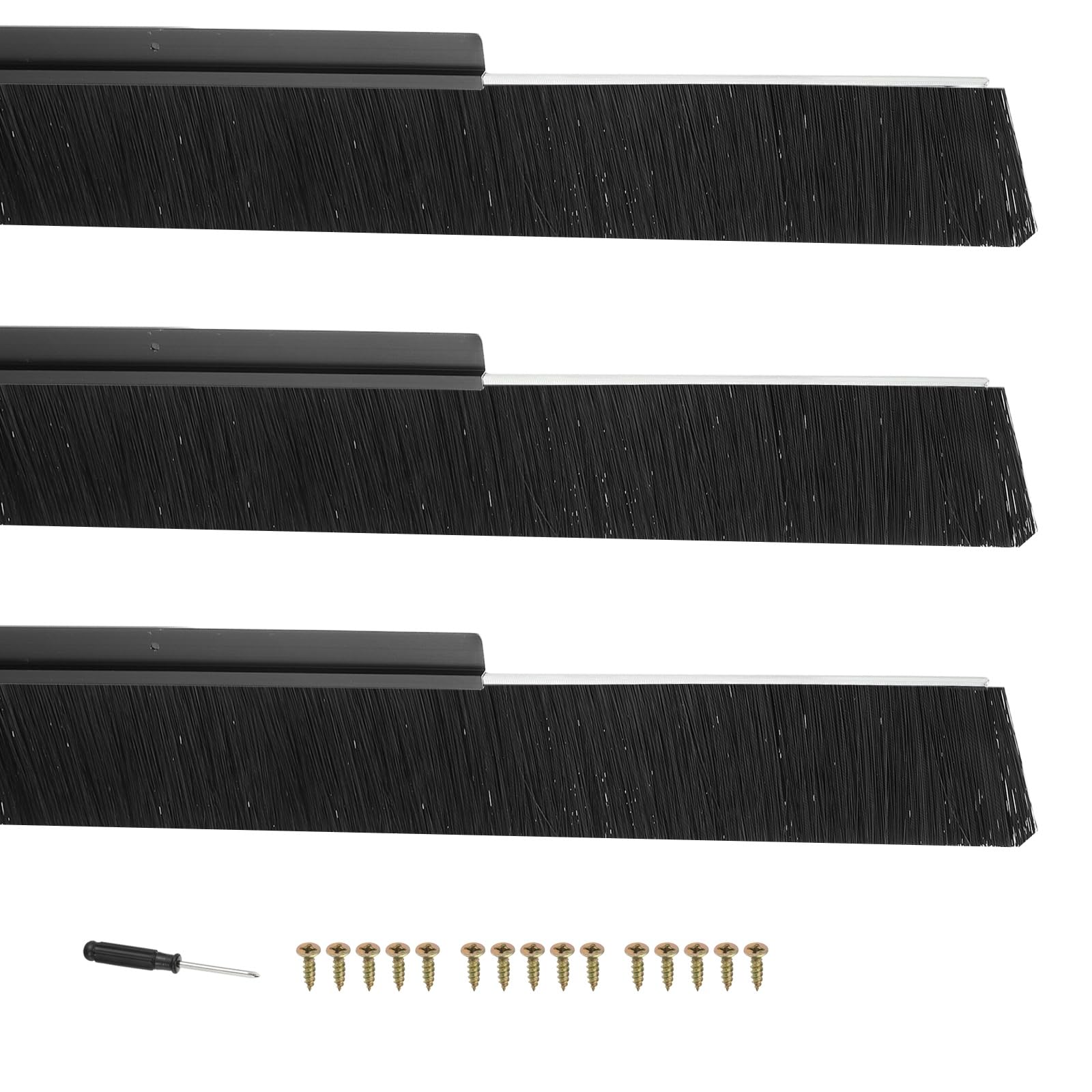 PATIKIL Door Brush Sweeps 1.97" Bristles x 39.37" Long